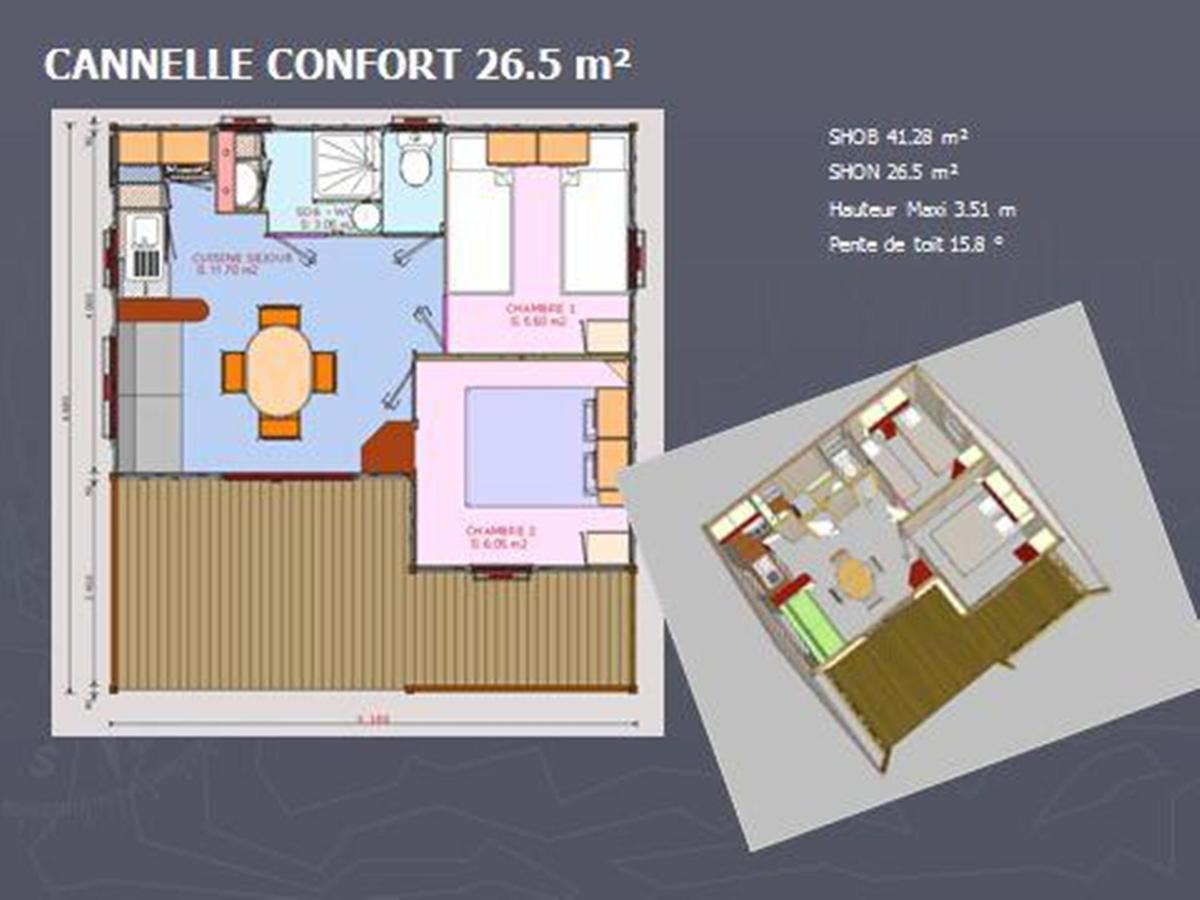Camping Le Sorlut Cozes Rom bilde